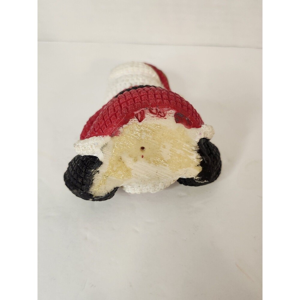 4 Inch Resin Santa Sitting - Picture 5 of 5